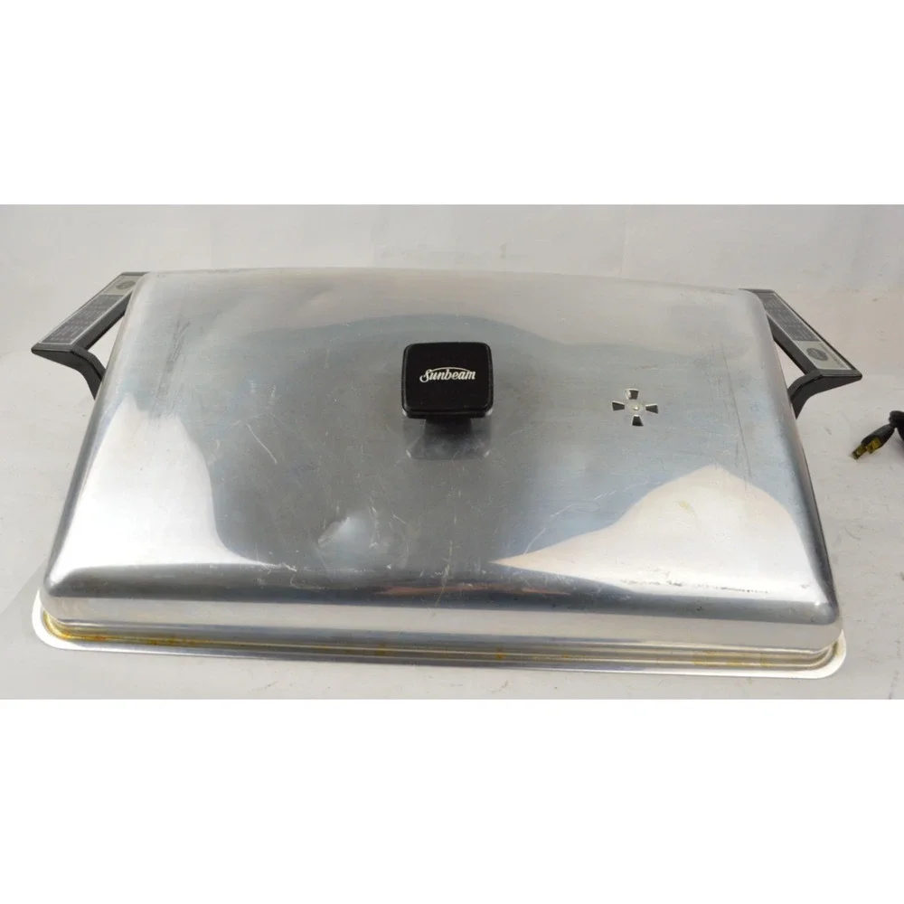 Vintage Sunbeam Automatic Electric Griddle TRG Nonstick w/ Power Cord